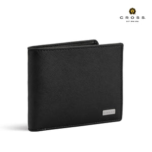 Cross Genuine Leather Black Wallet | Personalized Engraved Wallet Canada Engravables - thumbnail 1