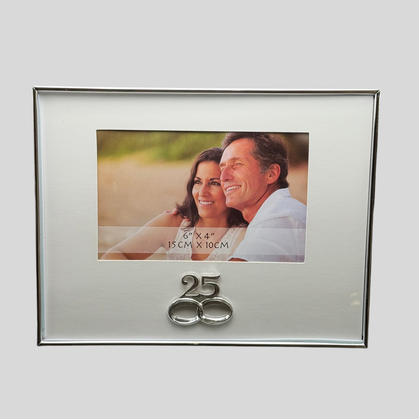 25th Anniversary Photo Frame – Personalized Silver Wedding Frame | Engraved Gifts Toronto, Mississauga, Alberta & Winnipeg | Custom Anniversary Gift Canada