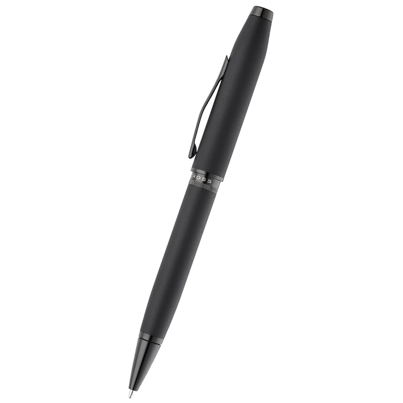 Cross Foundry Matte Black Lacquer Ballpoint Pen – Engravable Personalized Luxury Pen Gift Canada Engravables