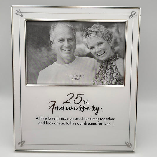 25th Anniversary Photo Frame – Silver Jubilee Couple Picture Frame | Personalized Gift Canada