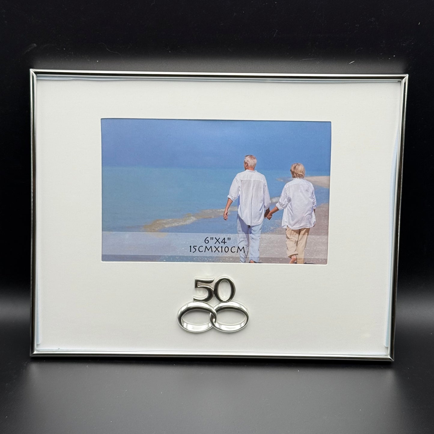 50th Anniversary Photo Frame – Golden Wedding Frame | Engraved Gifts Toronto, Mississauga, Alberta & Winnipeg | Personalized Anniversary Gifts Canada