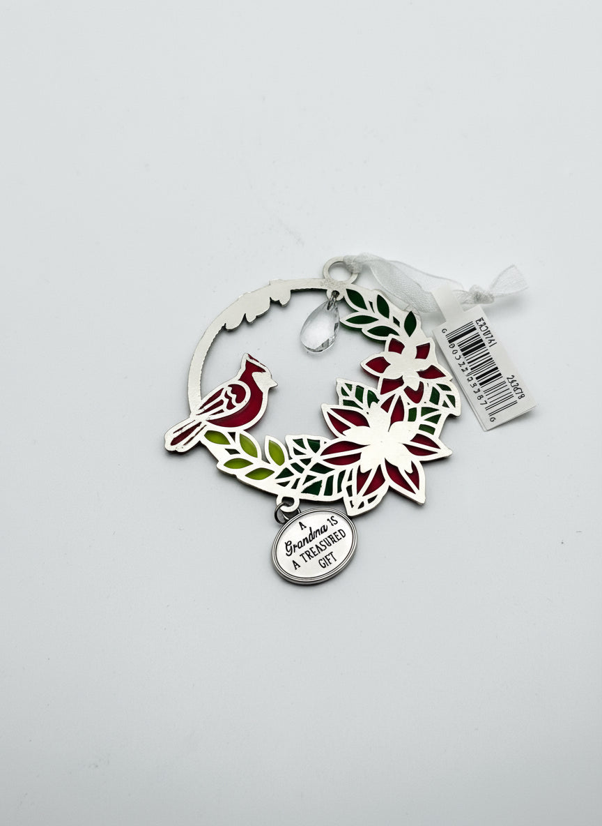 Merry Christmas Grandma Ornament | Personalized Engraved Ornament for Grandmother | Custom Holiday Gift | Christmas Keepsake Canada