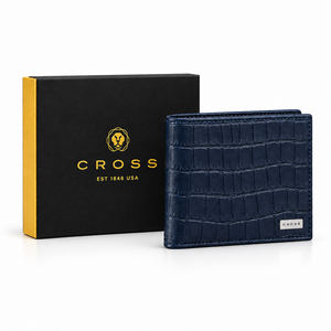 Personalized Leather Wallet for Men| Genuine Leather Cross Wallet | Custom Engraved Gift Canada - thumbnail 1