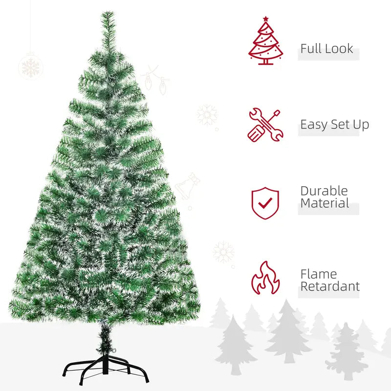5ft Artificial Christmas Tree Canada | Full & Realistic Holiday Tree with Stand | Lights Included Separately | Christmas Tree Mississauga & Holiday Décor