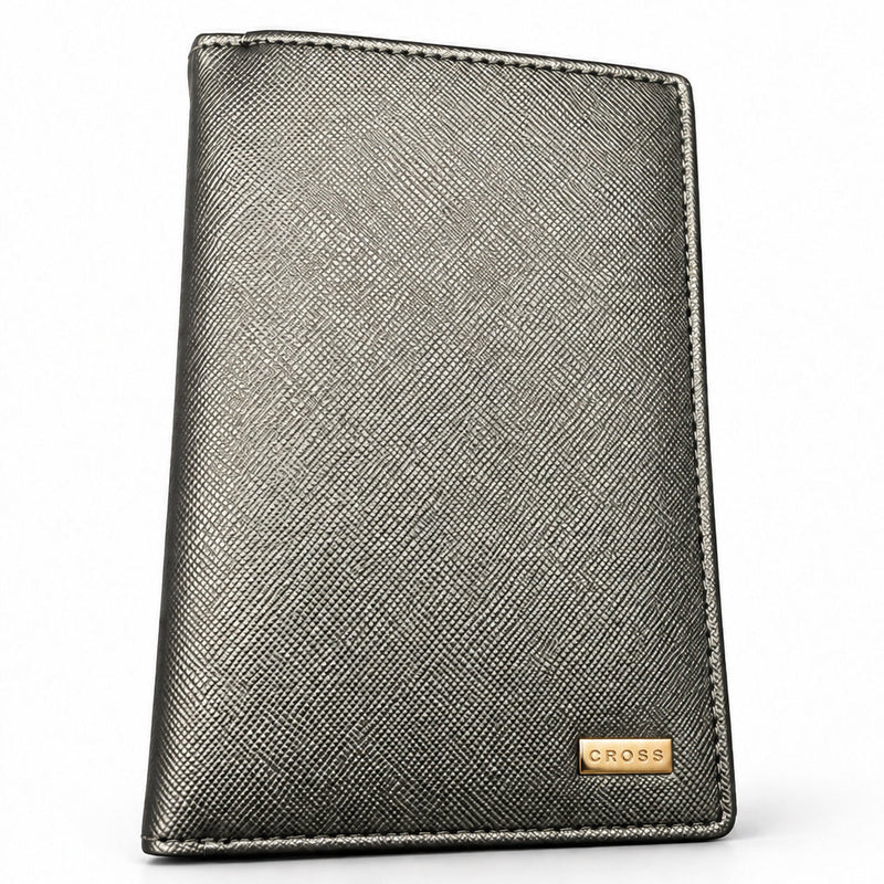 CROSS Personalized Passport Holder & Luggage Tag Set – Black Travel Gift Set Engravables