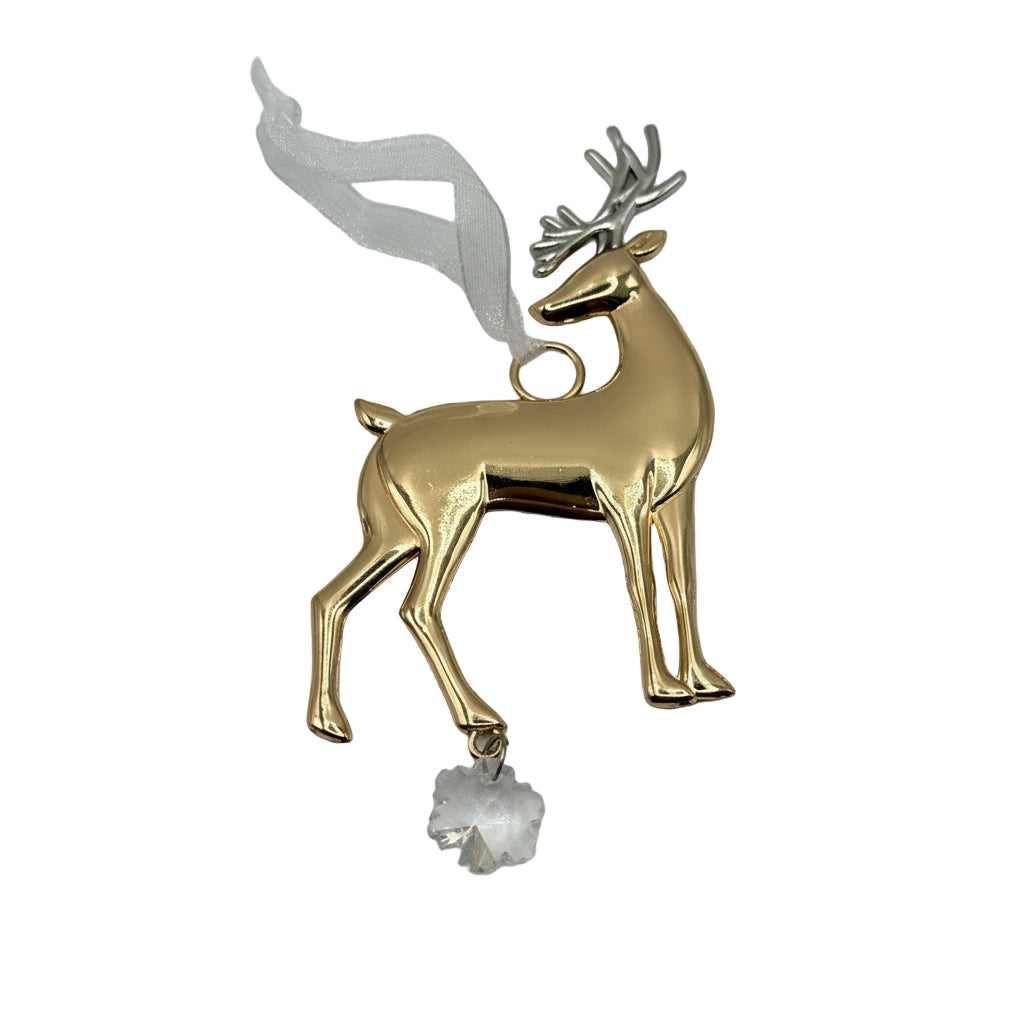 Christmas Gifts – Reindeer Ornament “Oh Deer, Christmas Is Here!” | Holiday Tree Decoration | Custom Christmas Gifts Canada | Engravables Mississauga