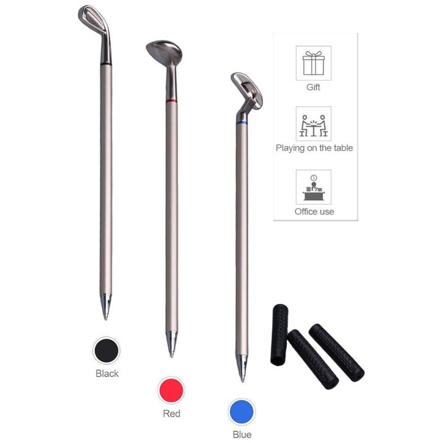 Golf Club Pen Gift Set – Personalized Engraved Golf Pens in Gift Box | Unique Golf Gifts for Men, Dad & Golfers Canada Engravables