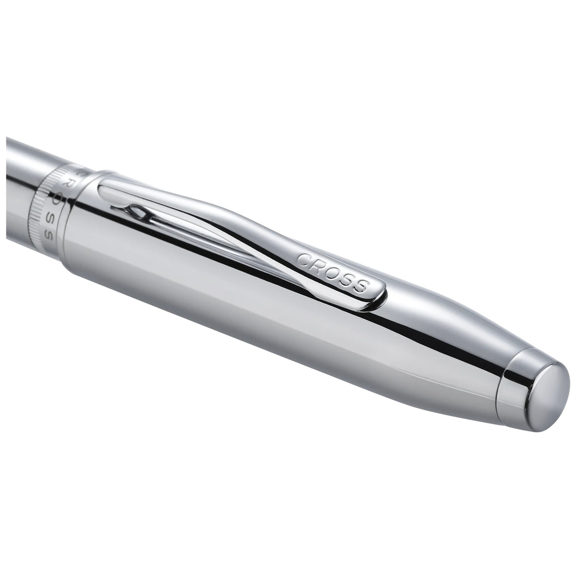 Personalized Cross Foundry Polished Chrome Ballpoint Pen with Polished Chrome Appointments Engravables