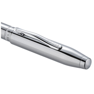 Personalized Cross Foundry Polished Chrome Ballpoint Pen with Polished Chrome Appointments Engravables - thumbnail 3