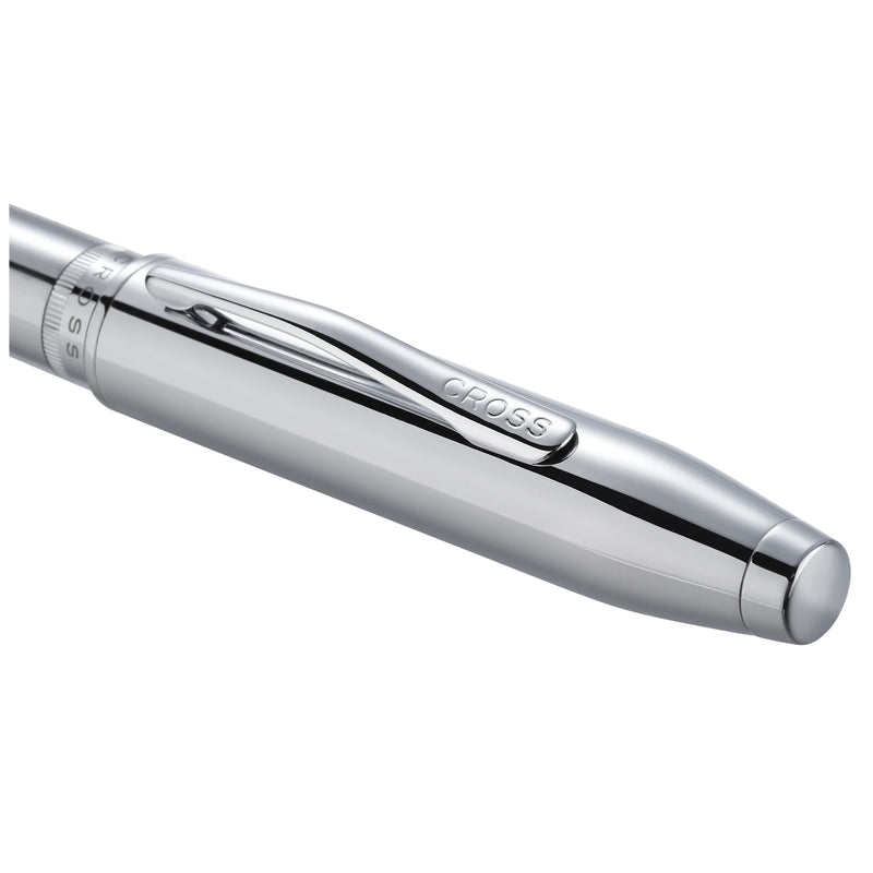 Personalized Cross Foundry Polished Chrome Ballpoint Pen with Polished Chrome Appointments Engravables
