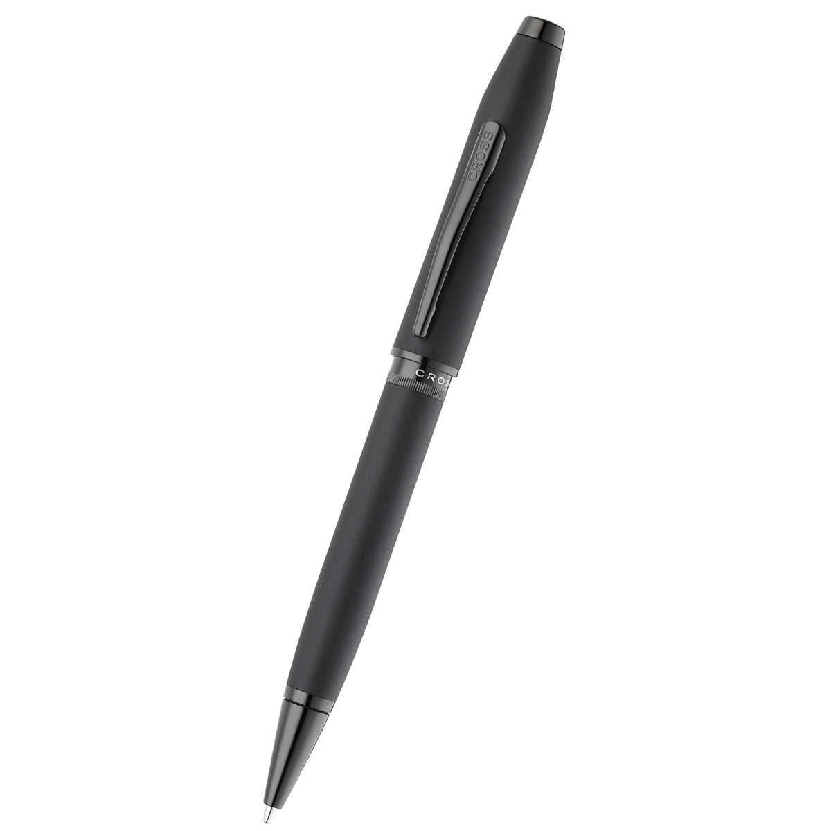 Cross Foundry Matte Black Lacquer Ballpoint Pen – Engravable Personalized Luxury Pen Gift Canada Engravables