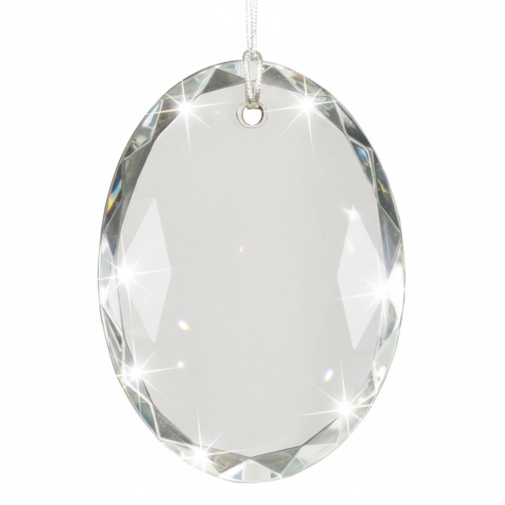 Personalized Crystal Christmas Ornament | Custom Engraved Ornament | Memorial Gift | Christmas Tree Decoration | Personalized Gift Canada