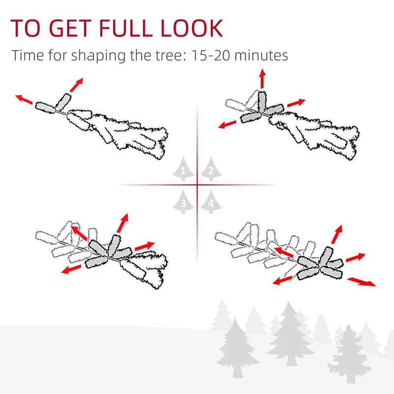 5ft Artificial Christmas Tree Canada | Full & Realistic Holiday Tree with Stand | Lights Included Separately | Christmas Tree Mississauga & Holiday Décor