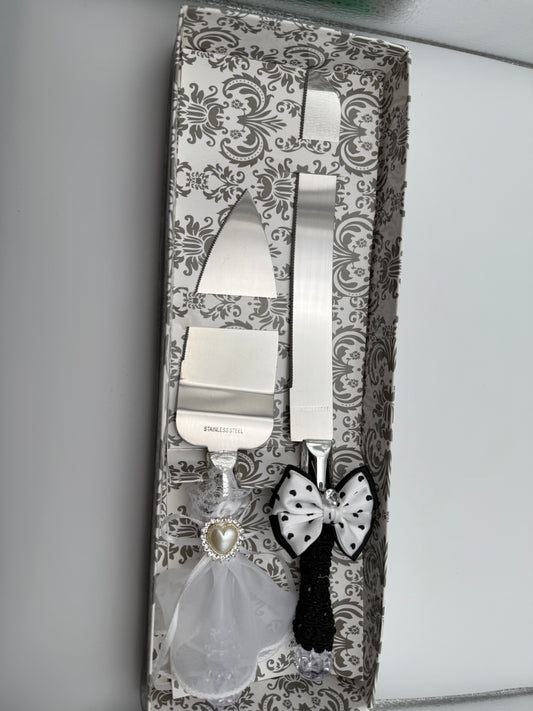 Personalized Knife & Serving Set – Custom Engraved Wedding, Anniversary & Special Occasion Gift | Canada & USA