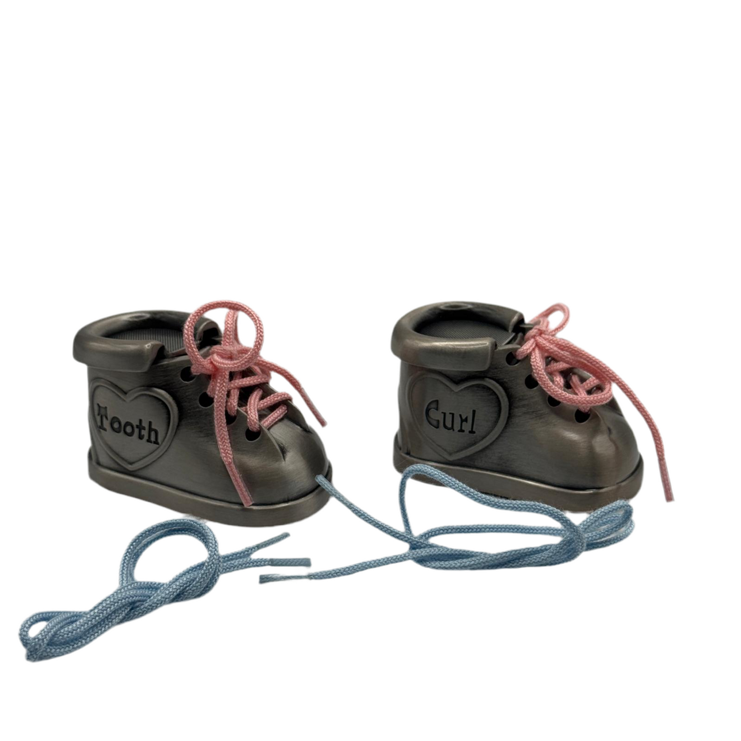 Personalized "Tooth & Curl" Baby Keepsake Shoes – Custom Engraved Memory Gifts for Babies in Canada
