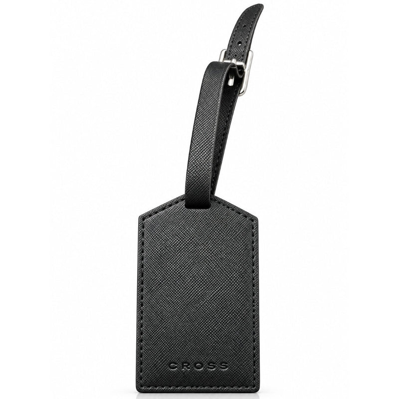 CROSS Personalized Passport Holder & Luggage Tag Set – Black Travel Gift Set Engravables