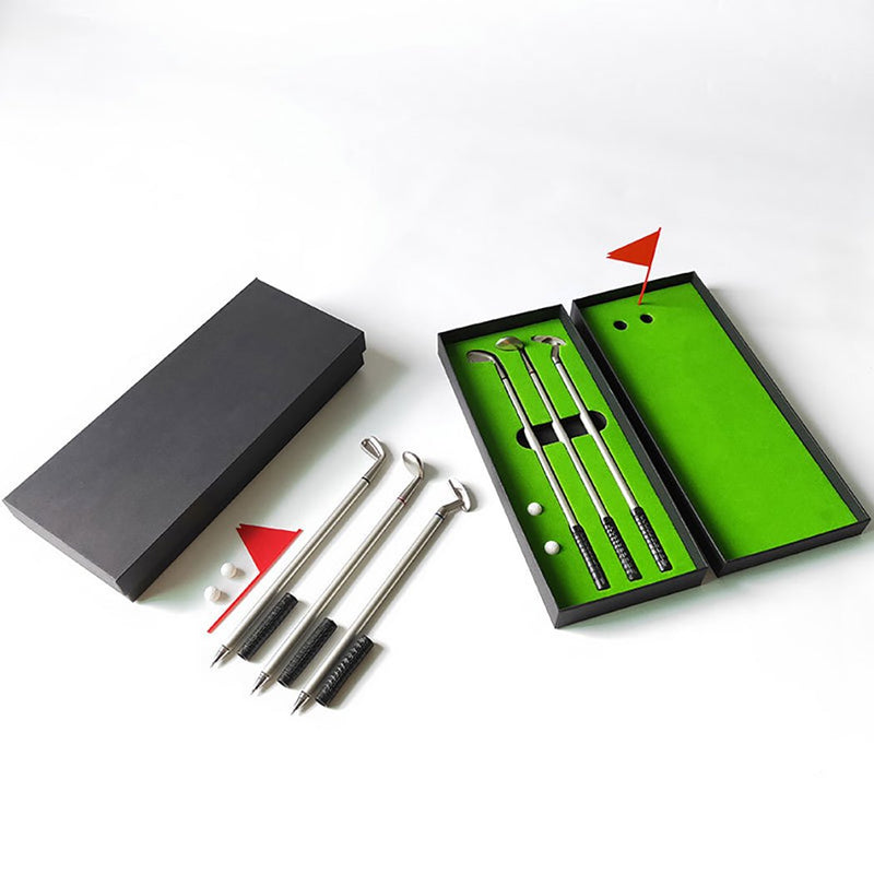 Golf Club Pen Gift Set – Personalized Engraved Golf Pens in Gift Box | Unique Golf Gifts for Men, Dad & Golfers Canada Engravables