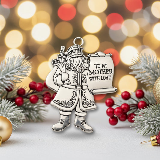 Mom Christmas Ornament | Personalized Engraved Ornament for Mother | Custom Holiday Gift | Heartfelt Christmas Keepsake Canada