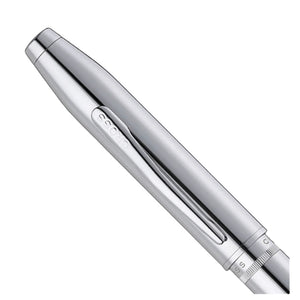 Personalized Cross Foundry Polished Chrome Ballpoint Pen with Polished Chrome Appointments Engravables - thumbnail 4