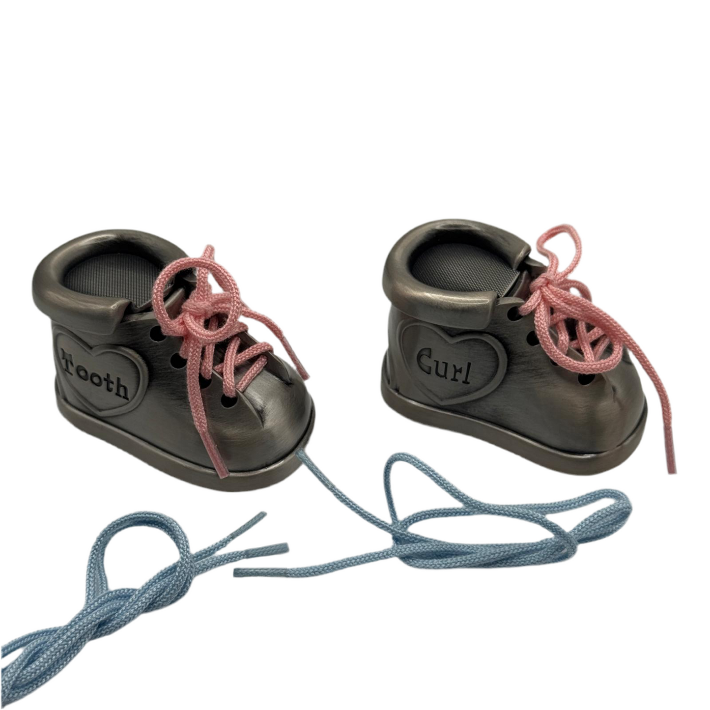 Personalized "Tooth & Curl" Baby Keepsake Shoes – Custom Engraved Memory Gifts for Babies in Canada