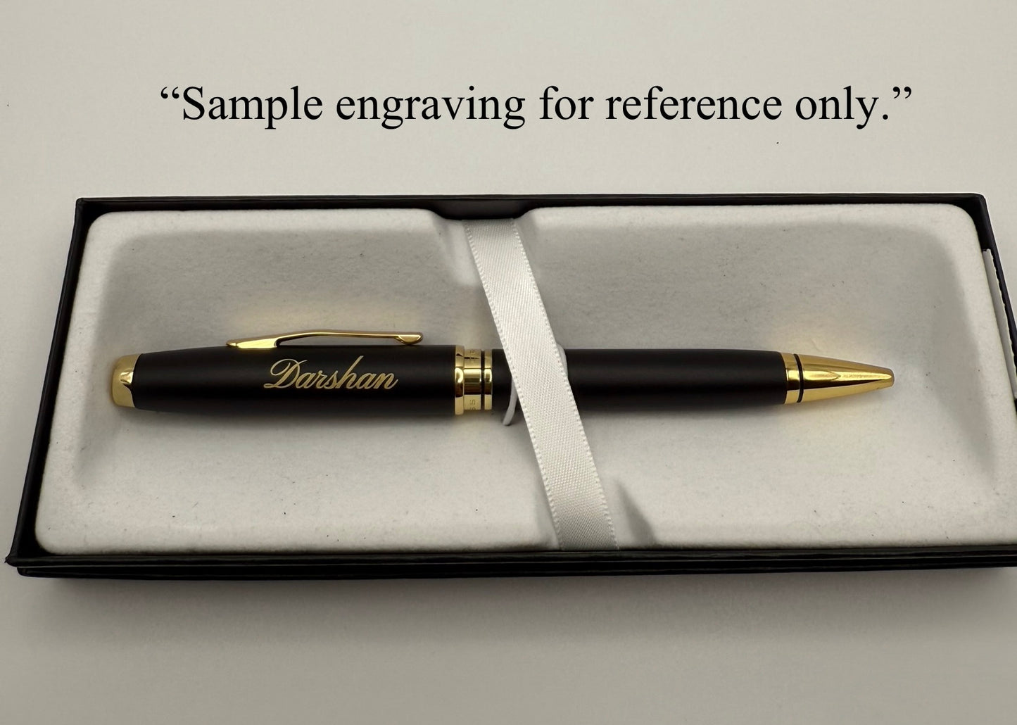 Cross Matte Black & Gold Ballpoint Pen – Engravable Luxury Writing Gift with Premium Box