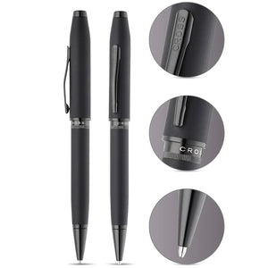 Cross Foundry Matte Black Lacquer Ballpoint Pen – Engravable Personalized Luxury Pen Gift Canada Engravables - thumbnail 4