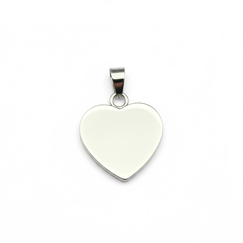 Personalized Heart Pendant – Custom Engraved Necklace Canada