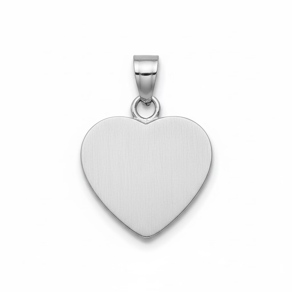 Personalized Heart Pendant – Custom Engraved Necklace Canada