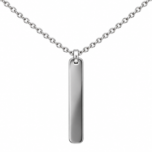 Personalized Necklace – Stainless Steel Custom Name Necklace Engravables - thumbnail 3