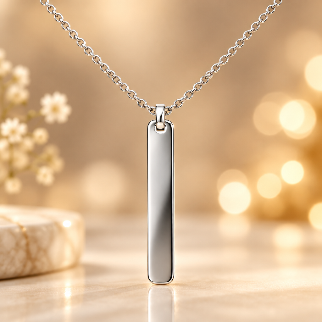 Personalized Necklace – Stainless Steel Custom Name Necklace Engravables