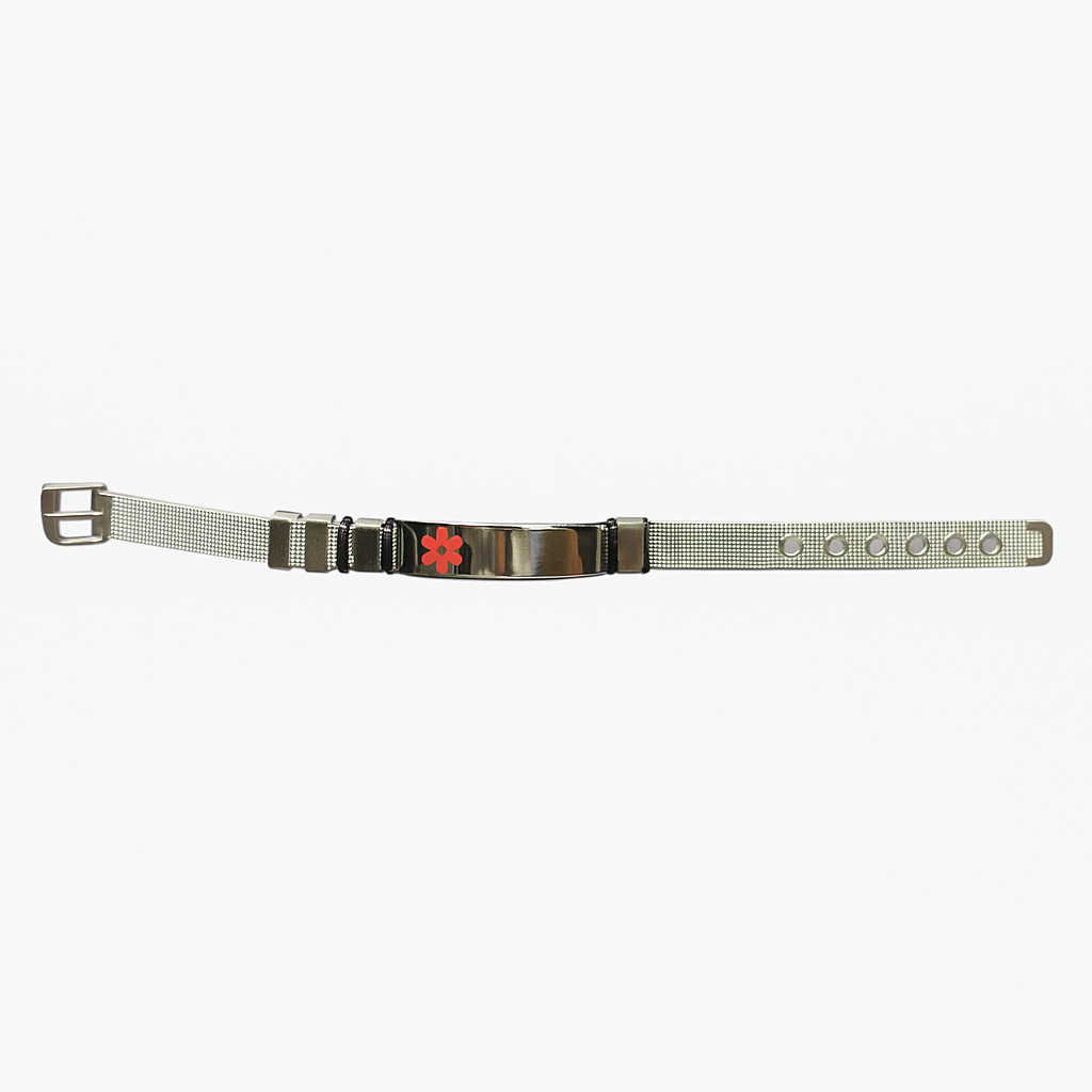 Engraved Medical Alert Bracelet – Custom Emergency ID for Men or Women