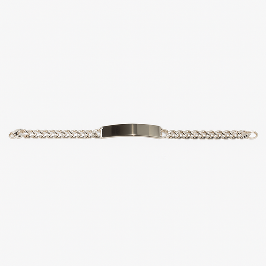 Engraved ID Bracelet – Custom Stainless Steel Name Bracelet for Him or Her