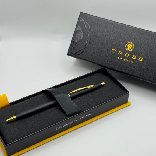 Engraved Cross Pen – Classic Century Black & Gold | Personalized Gifts Canada Toronto, Vancouver & More