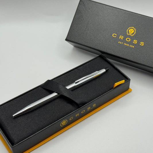 Engraved Cross Pen – Classic Century Chrome | Personalized Gifts Canada Toronto, Vancouver & More
