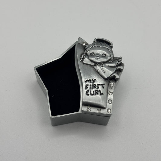 Personalized "My First Curl" Keepsake Box – Engraved Memory Box for Baby’s First Milestones in Canada