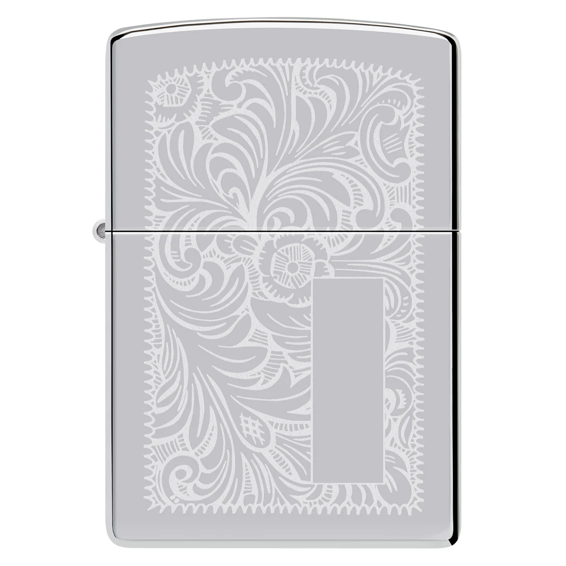 Engraved Zippo Lighter Venetian Chrome – High Polish Finish | Personalized Gift for Him & Her – Made in USA