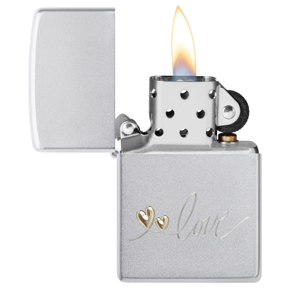 Custom Engraved Zippo Love Lighter – Romantic Gift for Couples | Personalized Valentine’s Gift Canada