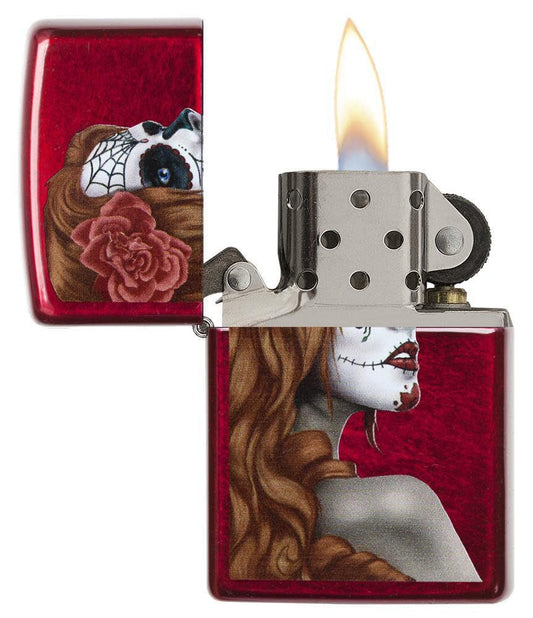 Engraved Zippo Lighter Canada – Personalized Day of the Dead Design | Custom Engraved Lighters in Toronto, Mississauga, Vancouver & Across Canada & USA