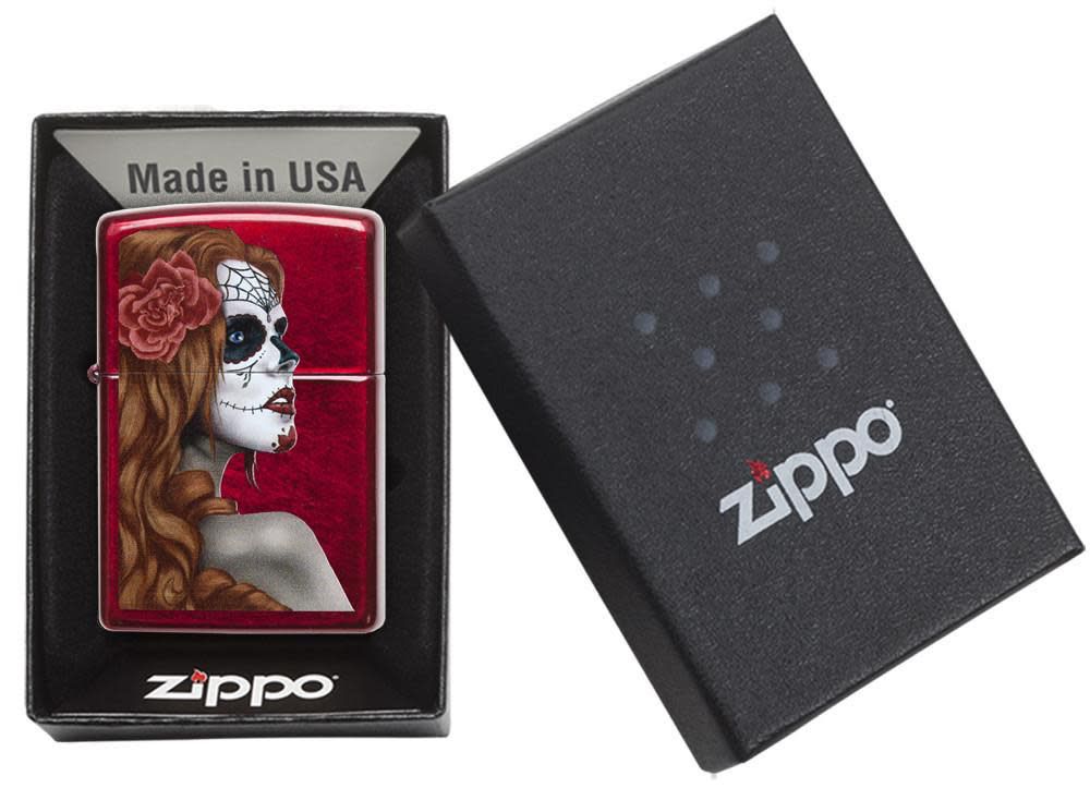 Engraved Zippo Lighter Canada – Personalized Day of the Dead Design | Custom Engraved Lighters in Toronto, Mississauga, Vancouver & Across Canada & USA