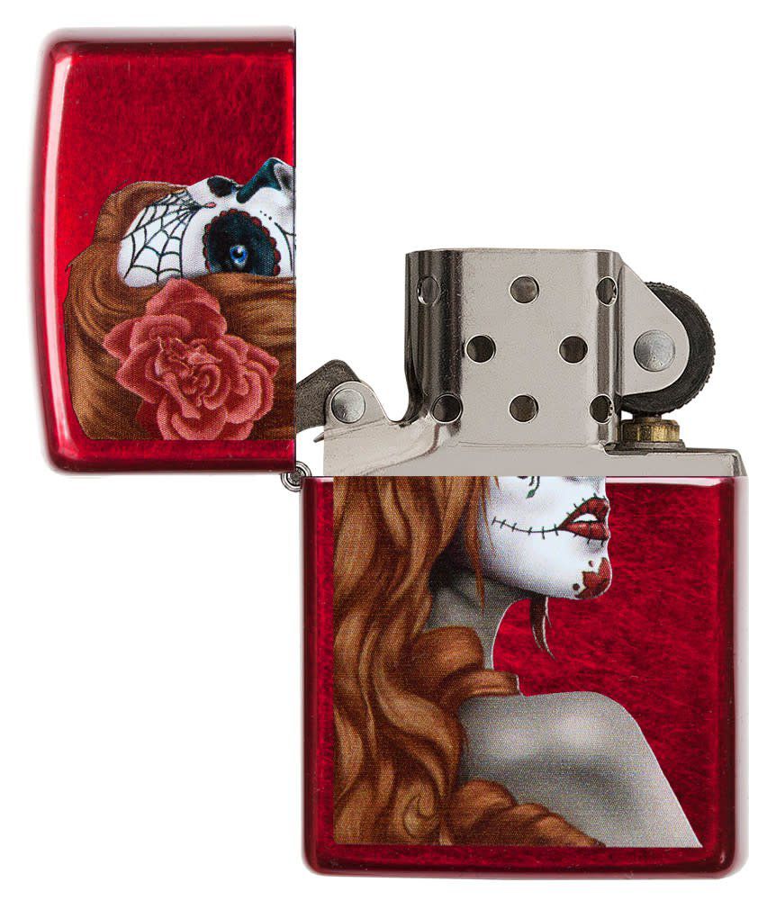 Engraved Zippo Lighter Canada – Personalized Day of the Dead Design | Custom Engraved Lighters in Toronto, Mississauga, Vancouver & Across Canada & USA