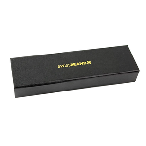 SWISSBRAND Matte black Rollerball Pen with chrome trim Engravables - thumbnail 6