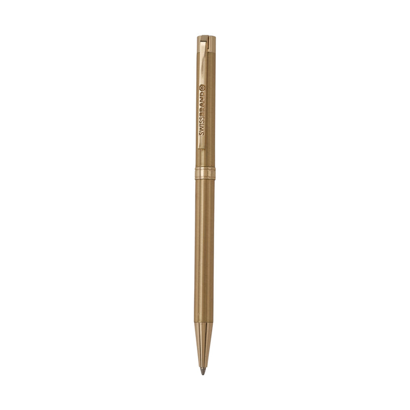 SWISSBRAND High-gloss gold lacquer Ballpoint Pen with gold trim Engravables