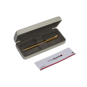 SWISSBRAND High-gloss gold lacquer Ballpoint Pen with gold trim Engravables - thumbnail 5