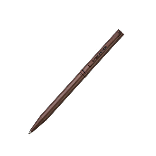 SWISSBRAND Matte bronze Ballpoint Pen with bronze trim. Engravables