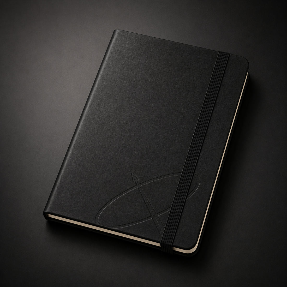 Parker Gift set - Lacque Black Gold Trim Ballpoint Pen with A6 Black Small Notebook Engravables
