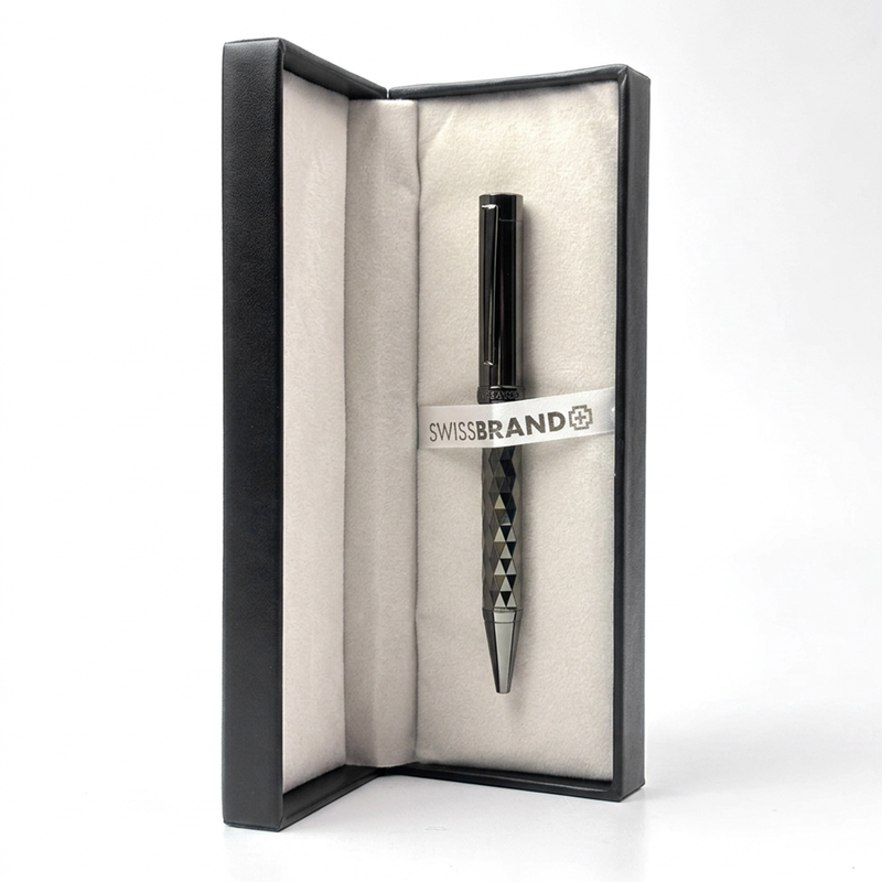 Customized SwissBrand Ballpoint Pen – Custom Engraved Luxury Metal Executive Pen | Corporate Gift | Canada & USA Engravables