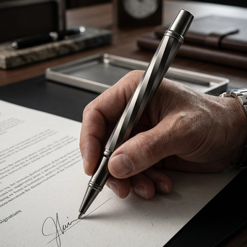 Customized SwissBrand Ballpoint Pen – Custom Engraved Luxury Metal Executive Pen | Corporate Gift | Canada & USA Engravables