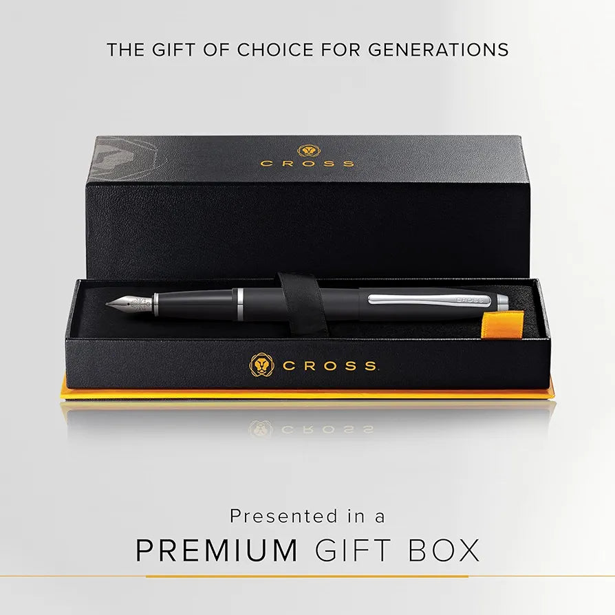 Personalized Cross Calais™ Matte Black Fountain Pen – Engraved Luxury Gift Canada
