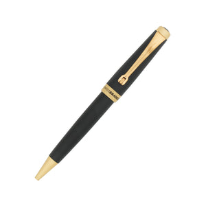 Swissbrand Luxury Ballpoint Pen – Matte Black & Gold – Refillable Metal Pen with Gift Box – Custom Engraving Available Engravables - thumbnail 1