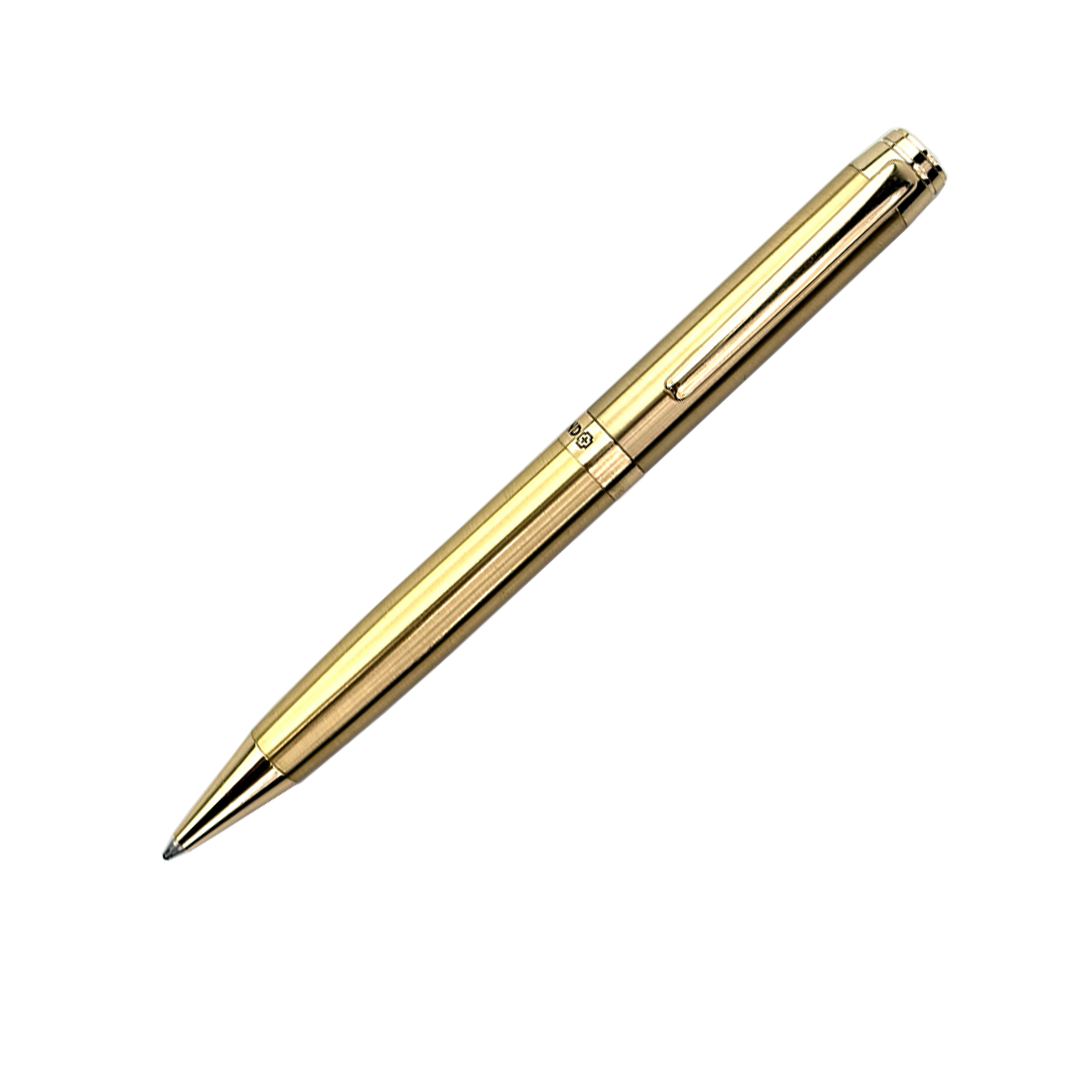 SWISSBRAND Glossy Gold Metal Ballpoint Pen (Limited Edition) Engravables